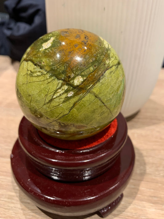 Sphère Opale Verte